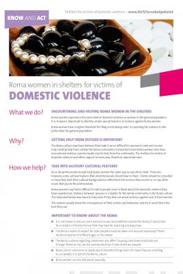Roma women in shelters for victims of domestic violence (50 pcs)